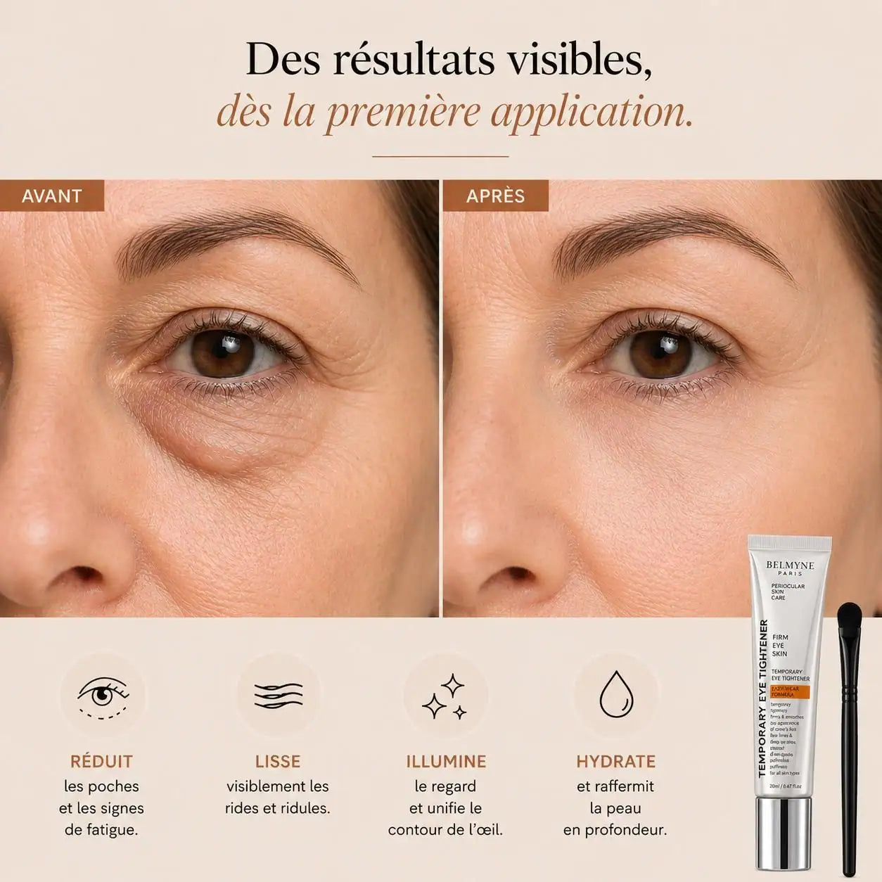 Soin liftant en 8 minutes.