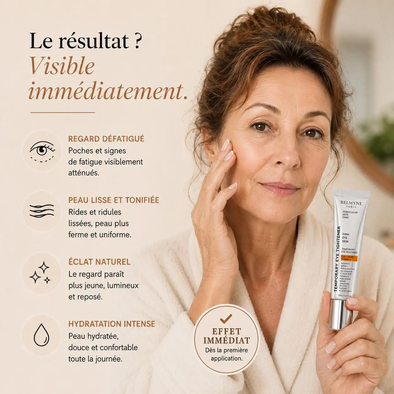 Soin liftant en 8 minutes.